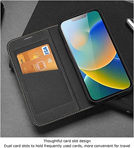 TRDYBSK CASO PARA IPHONE 14/14 Plus/14 Pro/14 Pro Max, capa de capa de couro de carteira, Livro de Proteção Magnética Fólio Design, com slots de cartão