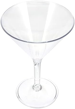 Veemoon copos transparentes de copo de coquetel acrílico transparente 250 ml de martini copos xícaras de sobremesa xícaras de parfait shooter shot taças de doce tigelas