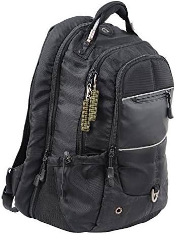 Techion 4 Pack Paracord Zipper puxa para mochilas, tendas, estojos, casos de viagem, jaquetas e muitos outros itens que com zíperes