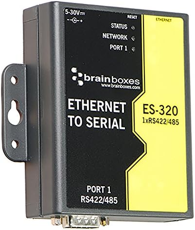 BrainBoxes ES320 Device Server 10MB LAN, 100 MB LAN, RS422, RS485