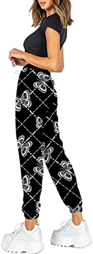 Calças de lewos para mulheres modernas elegantes calças de verão confortáveis ​​de tamanho grande calça chinelo bale