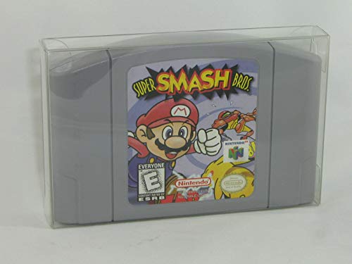 25 peças Protetor de caixa de plástico para Nintendo N64 Protetores de caixa de cartucho Caixa de mangas