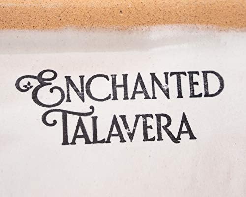 Talavera encantada Cerâmica grande portador de utensílios Spatula Crock Cozinha Contador de cozinha Organizador mexicano