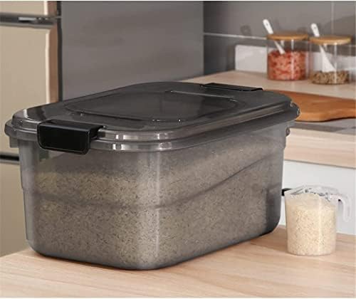 OSKOE 5,5 kg de rice plástico caçamba cereais a granel Grãos caixa de armazenamento caixa de alimentos contêiner de especiarias