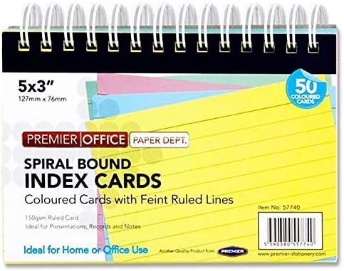 Premier Office Premier Stationery Spiral Bound Index Cards 5 x 3 , S2857740
