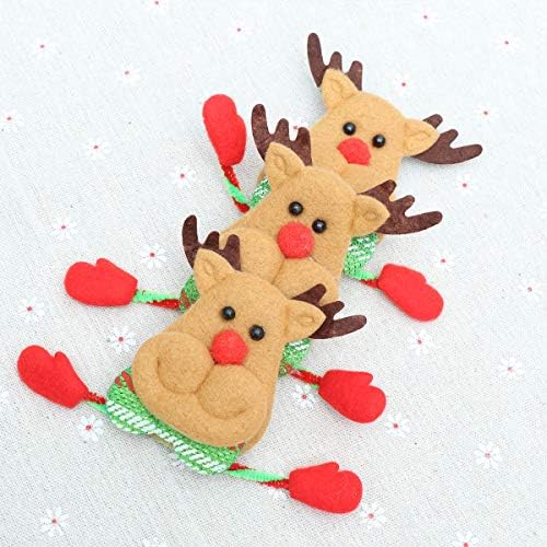 PretyZoom Stocking Stuffers 3pcs Christmas Broche luminoso Clipgh Clips Favors Favors Gifts de aniversário para crianças favor