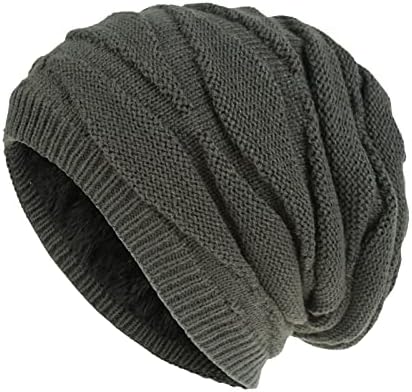 Girinhos para homens lã ladeada de esqui mais quente chapéu de caveira tampa de caveira algodão grossa chapéu de chapéu para homens