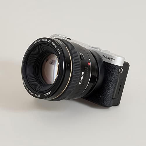 Adaptador de montagem de lentes de urth: compatível para lente canônica para o corpo da câmera Samsung NX
