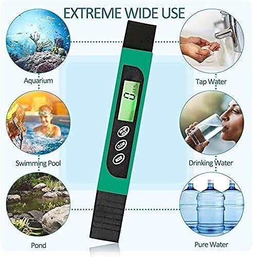 Yiwango Precise TDS Meter Tester, Pen do analisador para água potável, piscina, aquário, medidor de hidroponia com alta precisão e LCD Exibir detector de qualidade de água prática
