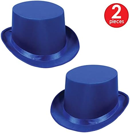 Beistle S60839-BAZ2 Captrines elegantes de cetim, azul, OSFM