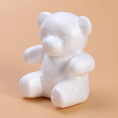 INOOMP STOCKING STOCKERS CRISMAS PRESENTES 3PCS Modelagem de espuma Urso formas de molde para artesanato Diy Rose Bear