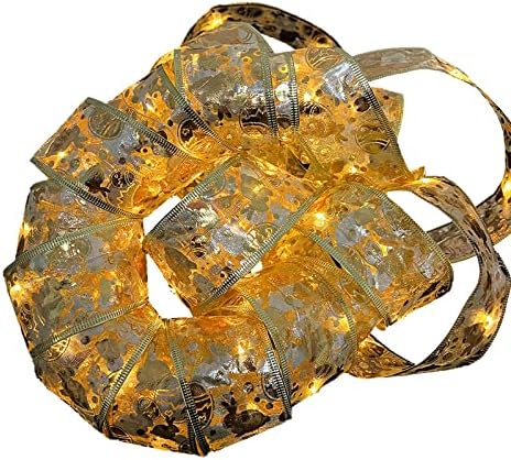 Cor de corda cor de fita bronzeadora luminosa luminosa decoração de decoração 5cmx1m plugue de arame de decoração de casa