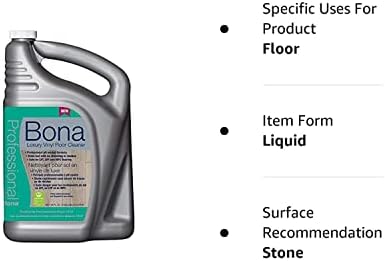 Limpador de piso de vinil de luxo da Bona Pro Série - Pronto para usar recarga - 1 galão