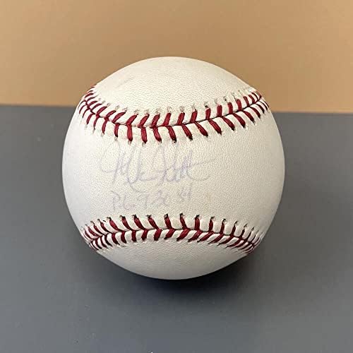 Mike Witt “PG 9-30-84” Angels assinou oal Budig Baseball Auto com holograma B&E-Bolalls autografados