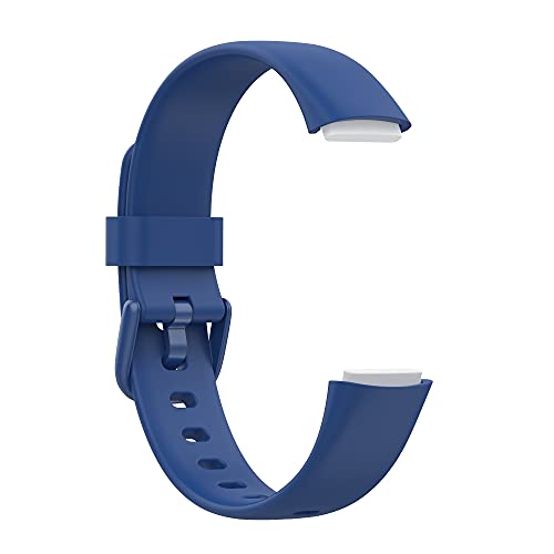 EIEUUK Sport Bands Compatível com faixas de vigia de luxo Fitbit, pulseiras de silicone suave de tamanho pequeno/grande