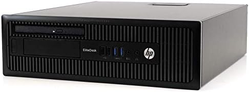 HP Eleitedesk 800G1 Computador de mesa, Intel Core i5 3.2GHz, 8 GB de RAM, 500 GB de HDD, Wi-Fi, teclado/mouse, DVD-RW, 17in LCD Monitor, Windows 10