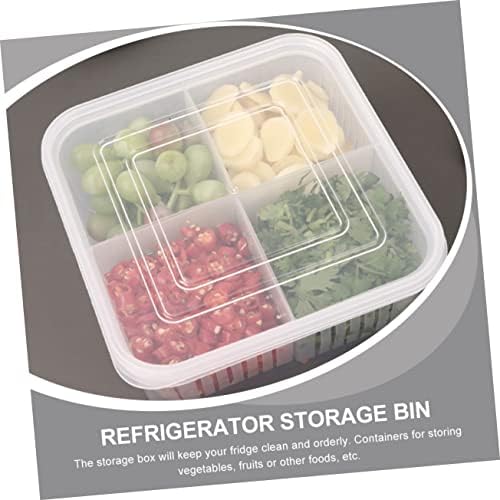 Hemoton 2pcs Ovos de caixa de armazenamento Caixa de molho Recipientes de armazenamento de alimentos selados Caixa de armazenamento
