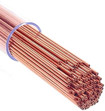 Goonsds Electrodo de cobre eletrodo de cobre eletrodo único kong zi 400mm 50pcs, diâmetro externo 1,5 mm
