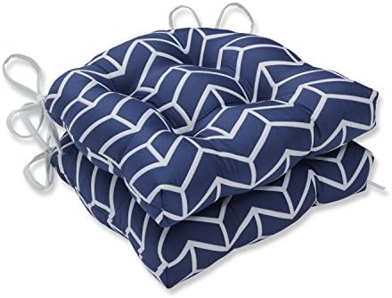 Travesseiro perfeito para a marinha de asa interior almofada de cadeira reversível, azul 16 x 15,5 x 4