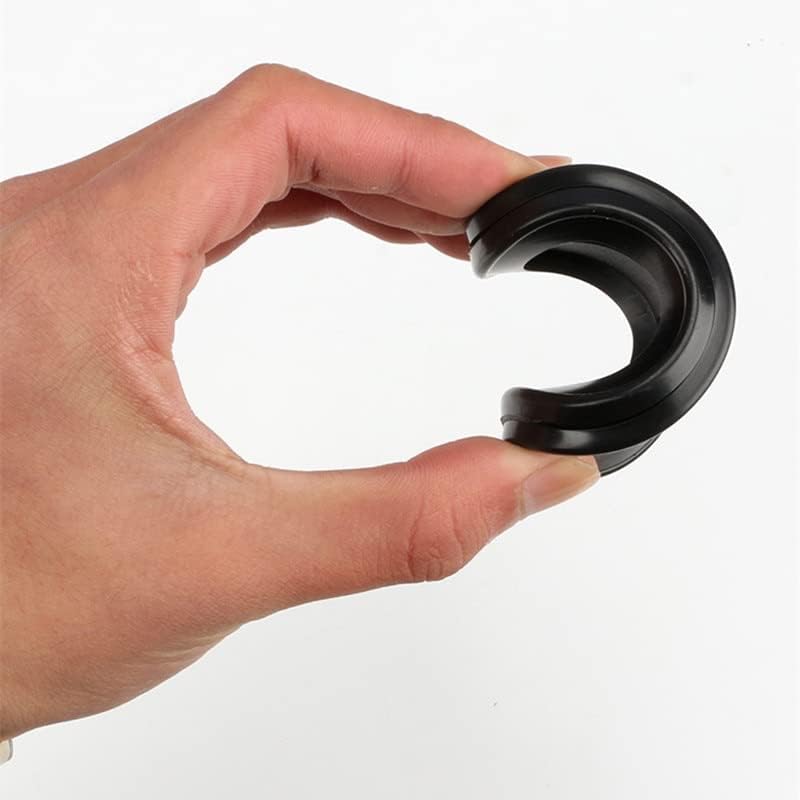 10pc Black Oval Rubber Wire Grommet 25mm Groove Folha de Junta Caixa Elétrica Caixa Elétrica Entrelagem de Veda Pó de Pó de Pó Protetor de Cabo -