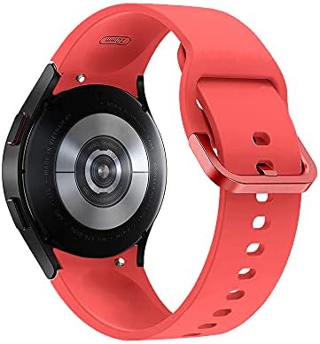 Substituição da banda de silicone Compatível com Samsung Galaxy Watch 4 40mm 44mm Band Watch4 Classic 42mm 46mm Bands Sport Watch Watch Substituição de Substituição de Silicone para homens homens