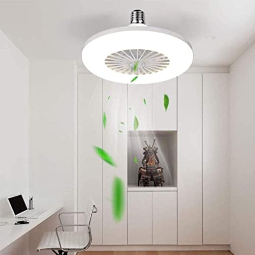 Lustre de knoxc 20w luz, ventilador de teto com iluminação, ventilador de teto do ventilador LED, luz criativa do ventilador