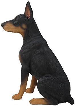 Hi-Line Gift Ltd Sitting Doberman Pinscher Dog estátua