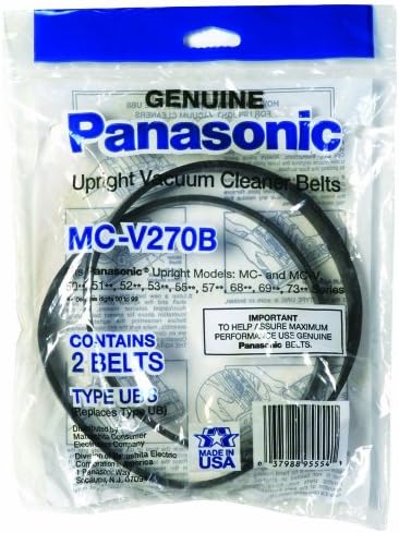 Panasonic MC-V270B Tipo UB-8 Substituição Cinturadora de pó de vácuo vertical, 2-PACK