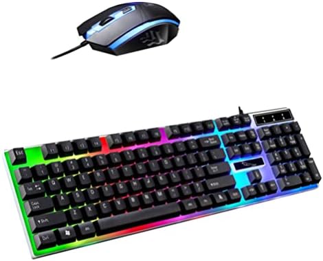 Teclado de teclado de computador solustre led teclado mecânico teclado colorido led led led