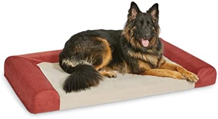 Signature quiettime® Memória Sofá de cama de cães, ideal para raças de cães X-Large, Russet, cama mede 55,71 x 35,04
