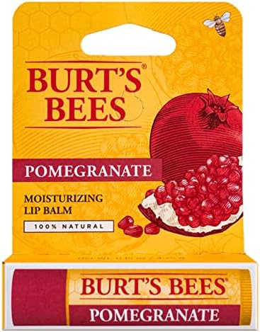 Burt's Bees Lip Balm, óleo de romã, 0,15 onças