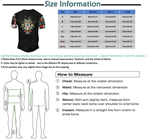 2023 camisetas de homens étnicos ocidentais aztec de grandes dimensões de camisetas de tamanho grande camisetas gráficas de manga curta de manga curta