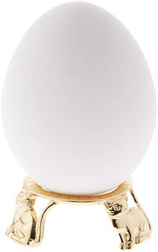 Stand/suporte de ovo em tons de ouro de Bard, gatos, 0,875 de diâmetro