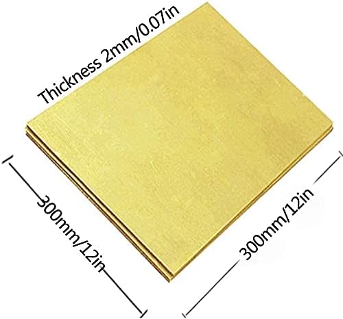 Yiwango Capper Sheet Foil Brass Folha de bronze 0. 8 a 5 mm, 300x300mm amplamente utilizada no desenvolvimento de produtos