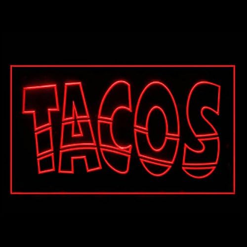 110038 Open mexicano Tacos Shop Restaurant Cafe Decor Display LED Light Neon Sign