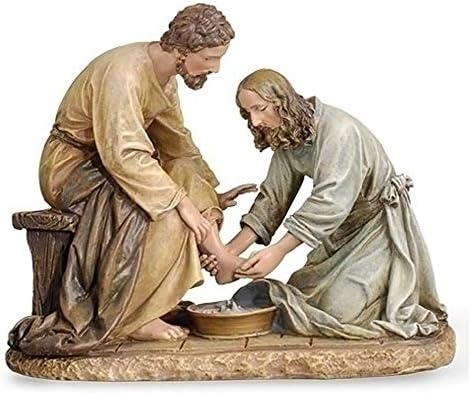 Jesus lava os pés do discípulo por Josfs Studio 45615