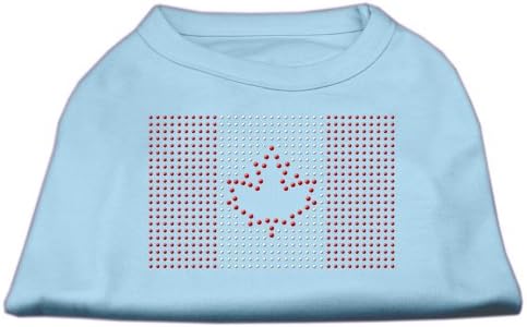 Mirage Pet Products Camisa de strassã canadense, média, azul bebê