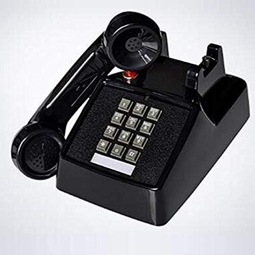 Telefone do telefone WodMB Telefone rotativo Retro, Push Button