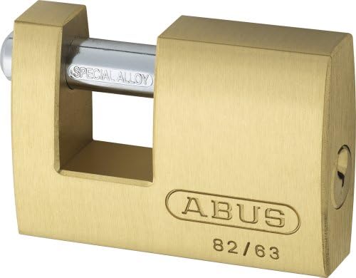 Abus 11571 Monoblock Brass Shutter Padlock com 8501 com chave semelhante