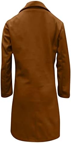 Casacos de inverno para mulheres básicas essenciais de peito duplo midi mistura de lã casacos 2022 jaquetas blazer para mulheres casaco de inverno