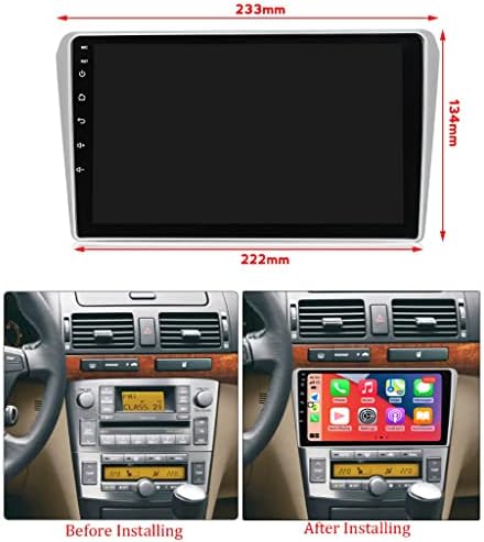 Navegação GPS de carro Roverone para Toyota Avensis T25 2002 2003 2004 2005 2006 2007 2008 Com o Android Multimedia Player Radio