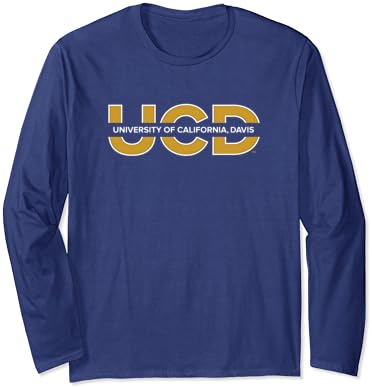 UC Davis Aggies UCD T-shirt de manga longa