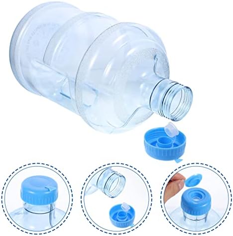 Sewroro Kids Water Bottle Jug Bottled Water Water Storage Baice de tampa de água reutilizável Recipiente de garrafa de água 5 litros