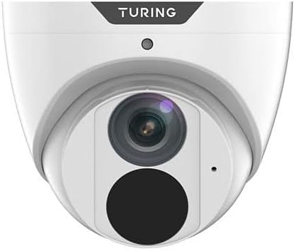 Turing Video TP-Med4M28 Smart Series 4MP IR IP Câmera IP, branca; Para uso com NVR da série inteligente com Turing Vision Cloud; 2688 x 1520 Resolução máxima; Microfone embutido; Verdadeiro wdr; IP67; IR inteligente