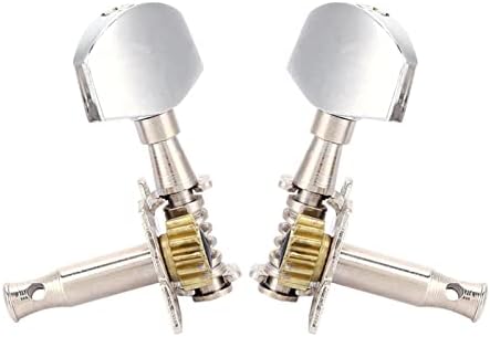 String Tuning Peg Tuner Machine Head, 2L2R 4 peças Ukulele botões