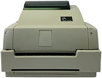 Zebra TLP3742PS Impressora de etiqueta de transferência térmica 300DPI 3742-10300-0001 com adaptador CA