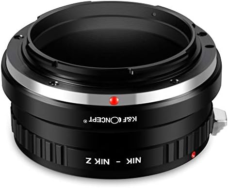 Adaptador de montagem de lentes conceituais K&F Compatível com Nikon f/Af Ai AI-S Mount Lens to Nikon Z6 Z7 Câmera