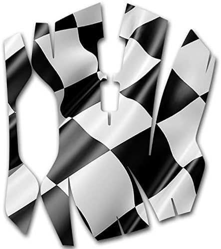 MightySkins Skin Compatível com Mouse de jogos Logitech G600 MMO - Bandeira da corrida | Tampa protetora, durável e exclusiva do encomendamento de vinil | Fácil de aplicar, remover e alterar estilos | Feito nos Estados Unidos