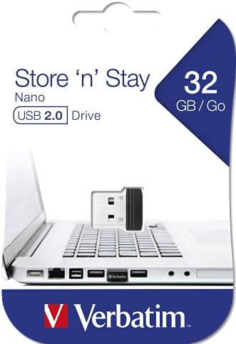 Store 'n' nano USB Drive Flash Drive - preto