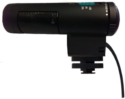 Microfone estéreo com pára -brisas para Canon Vixia HF R62